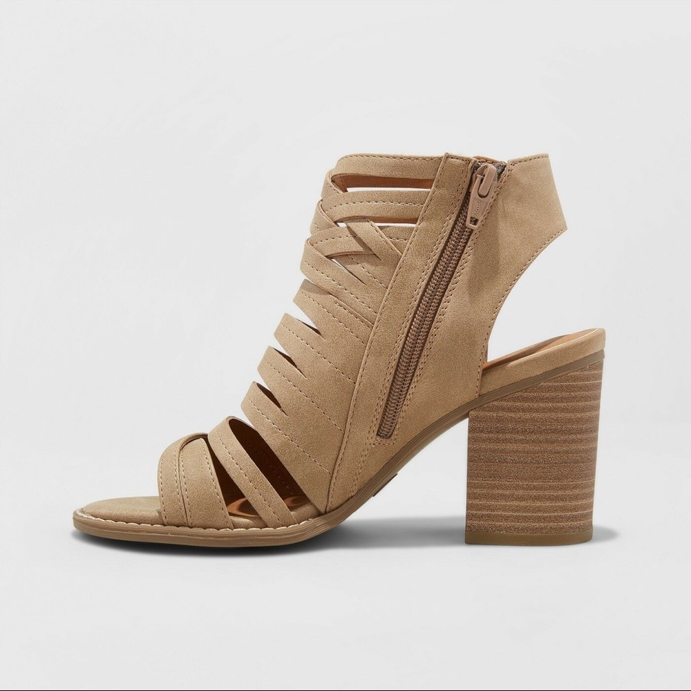 Universal Thread Elda Microsuede Open-Toe Sandals